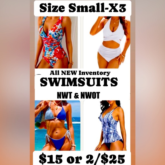 Swimsuits Sale $15  or 2/$25  - 3/$30 NWT & NWOT - Picture 1 of 1